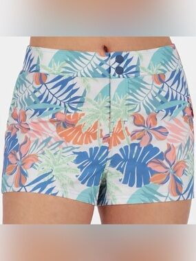 Roxy UPF 50+ Tropical Leaf Print Swim Shorts XXL